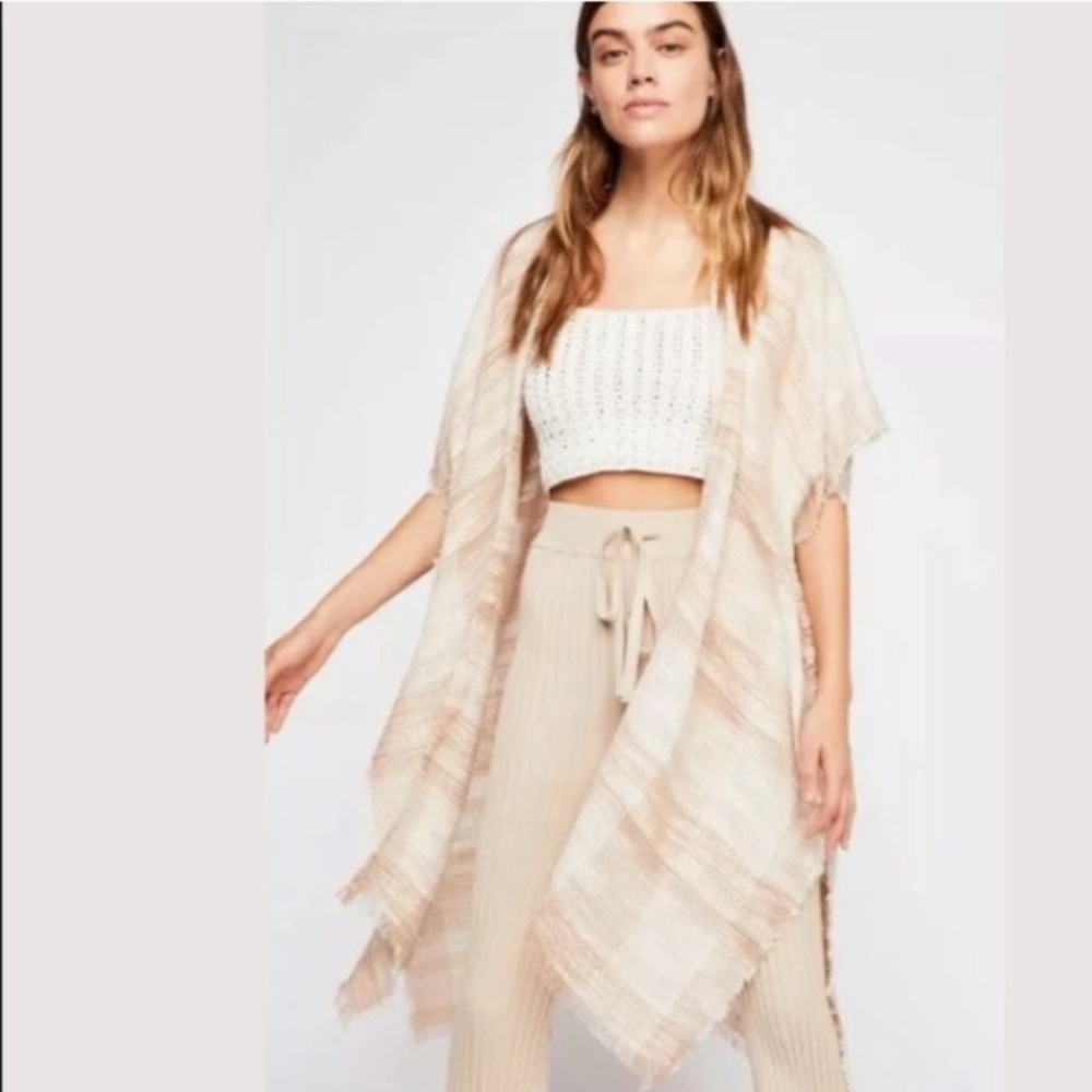 FP River Bend kimono wrap NWOT